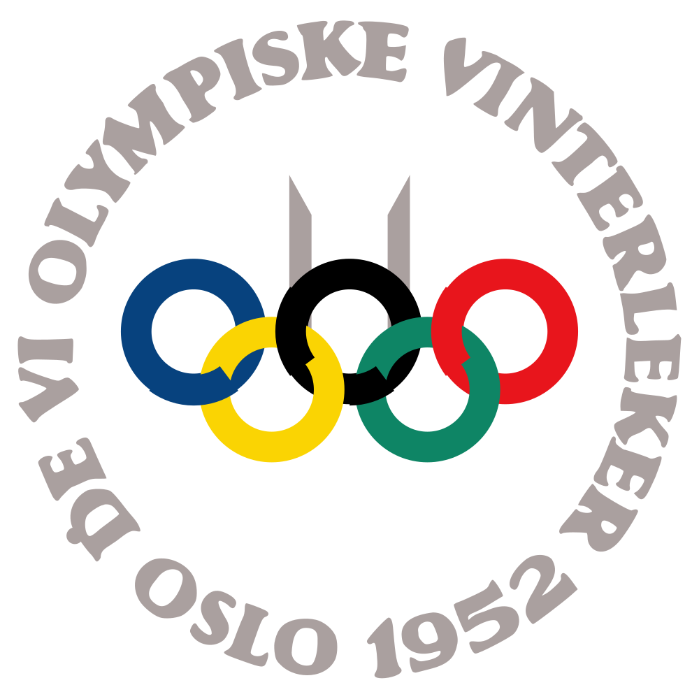 1952 Oslo Winter Olympics logo png transparent
