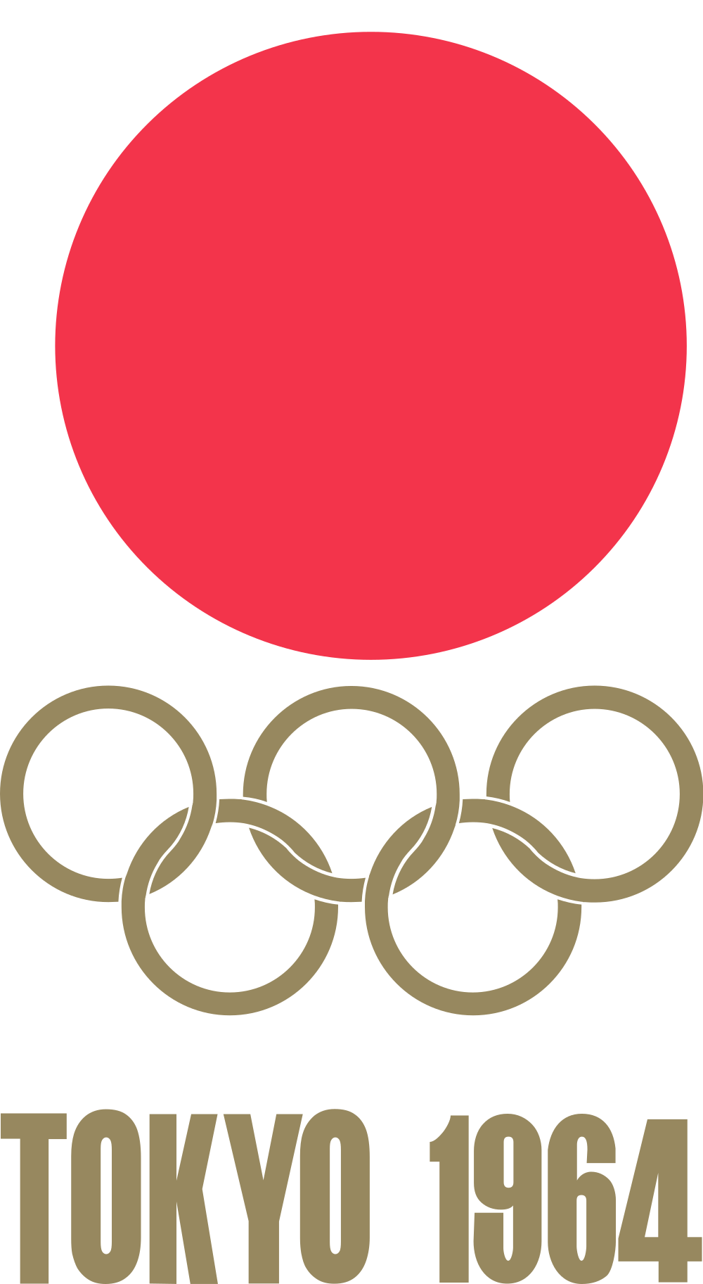 1964 Tokyo Summer Olympics logo png transparent