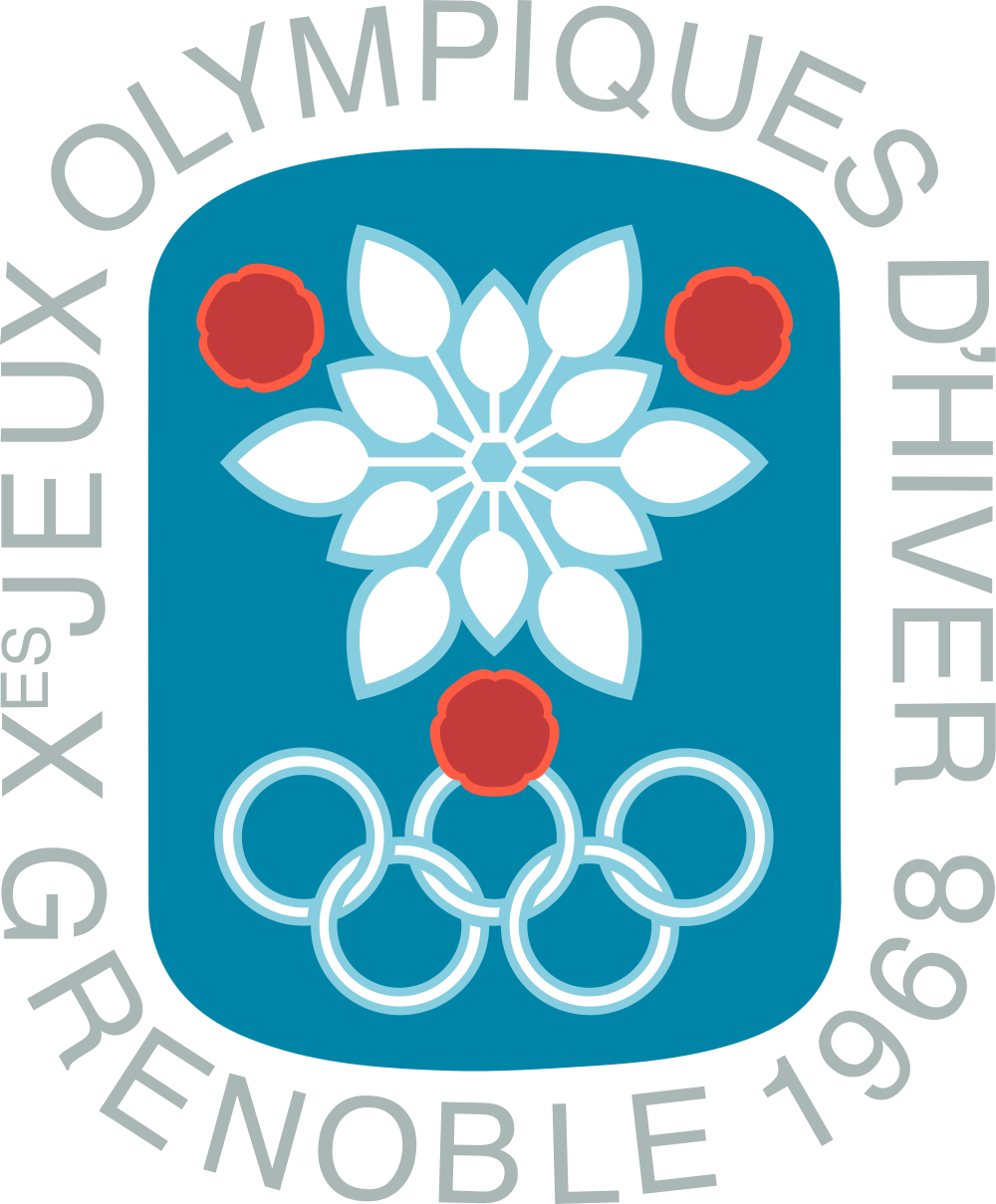 1968 Grenoble Winter Olympics logo png transparent