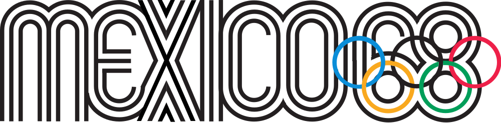 1968 Mexico Summer Olympics logo png transparent