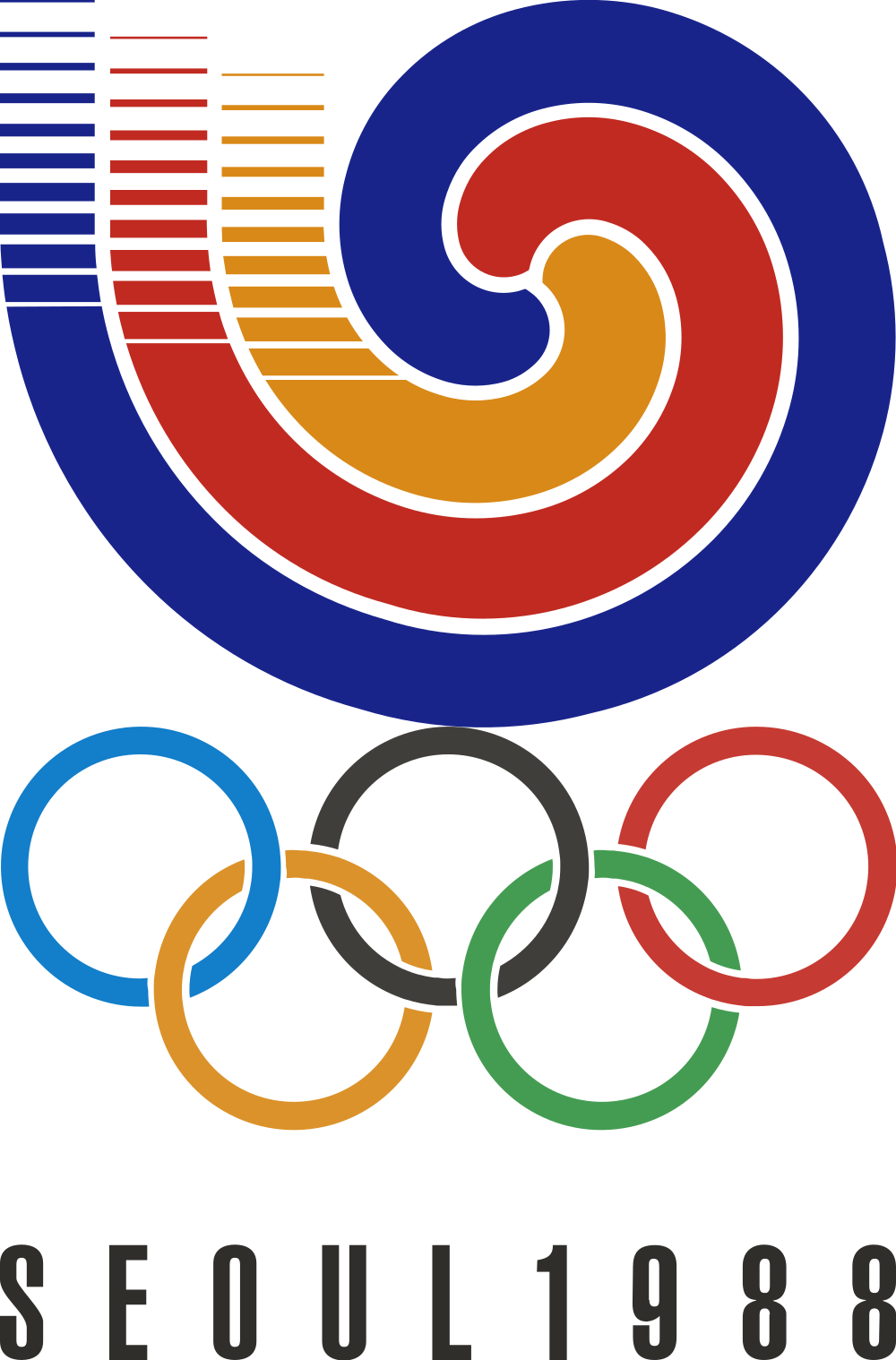 1988 Seol Summer Olympics logo png transparent