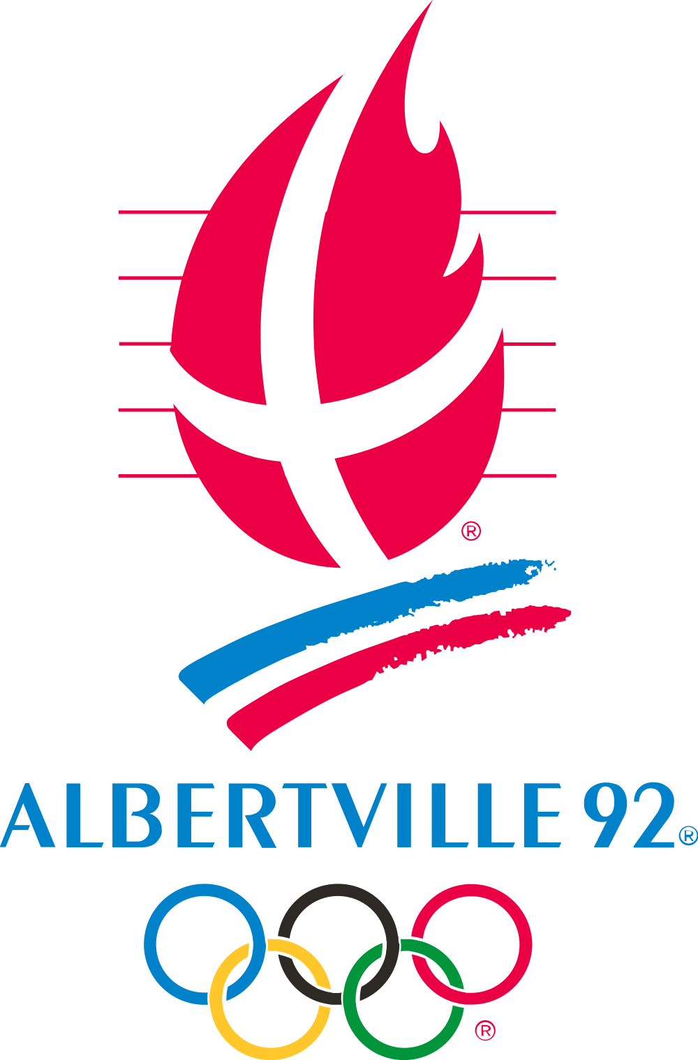 1992 Albertville Winter Olympics logo png transparent