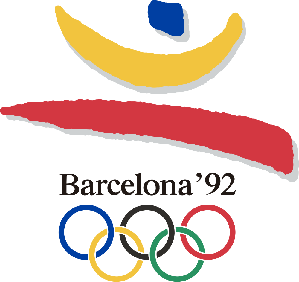1992 Barcelona Summer Olympics logo png transparent