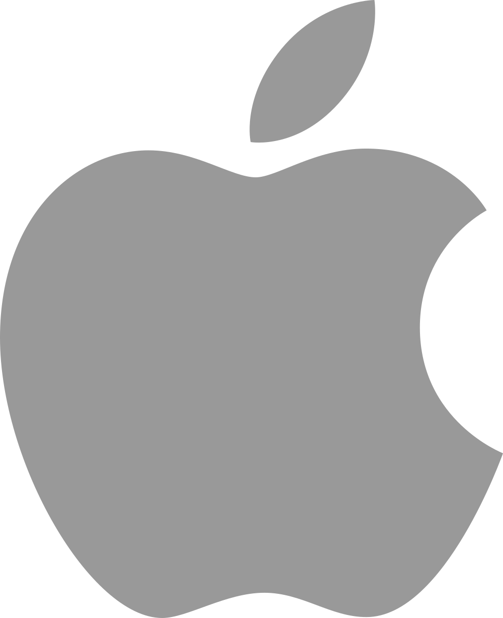 Apple logo icon png transparent