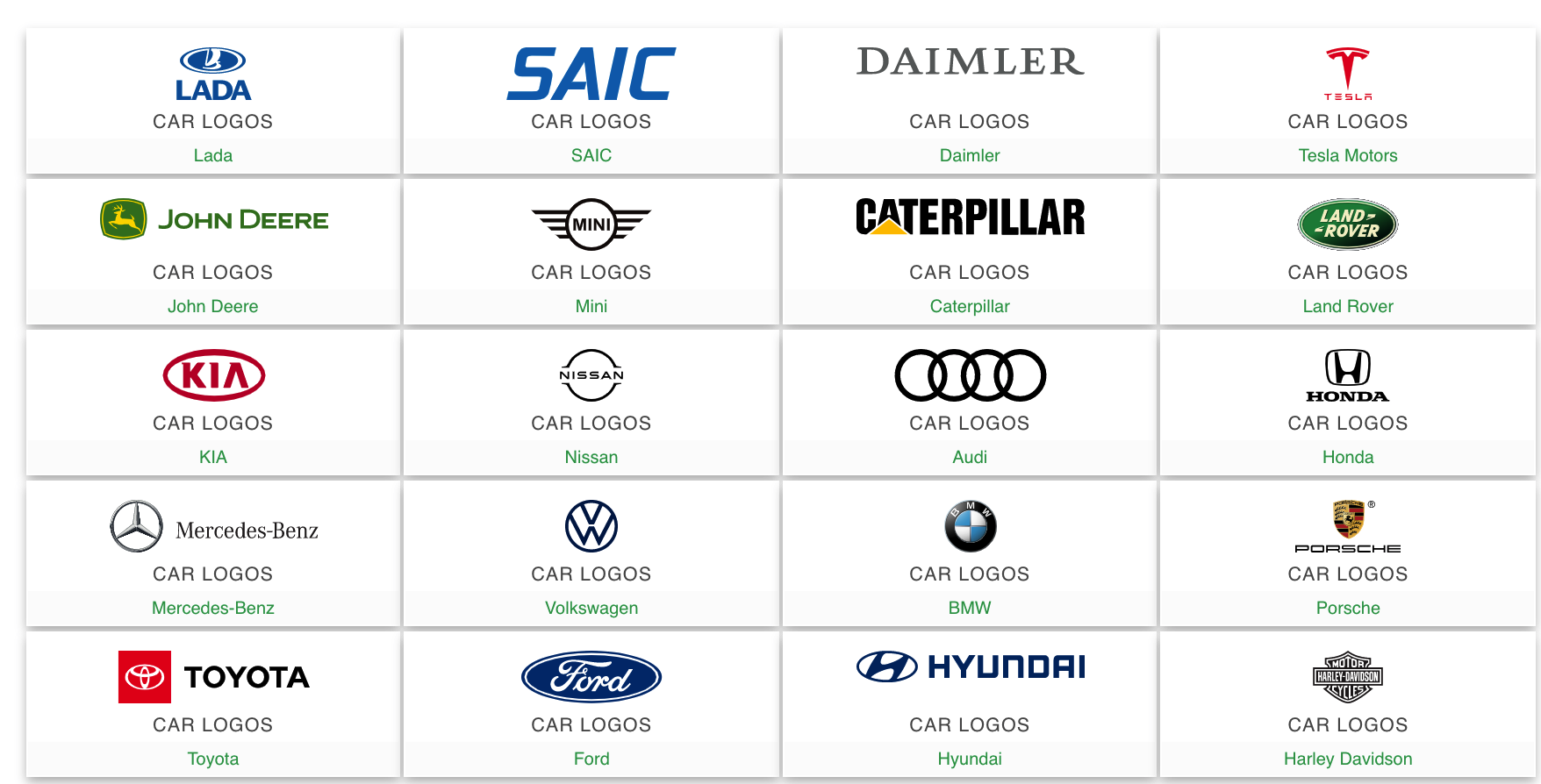 Car logos