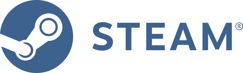 Steam logo new blue png transparent