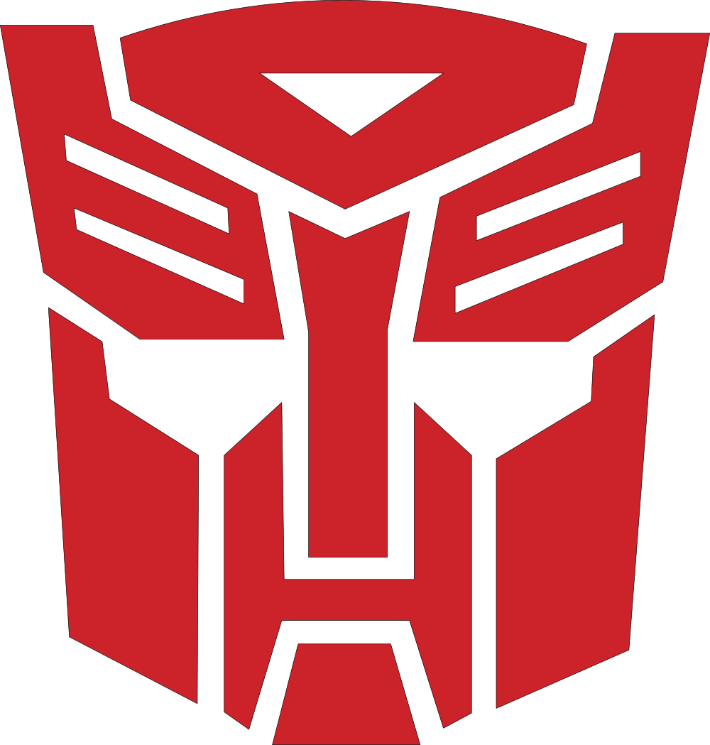 Transformers logo png transparent