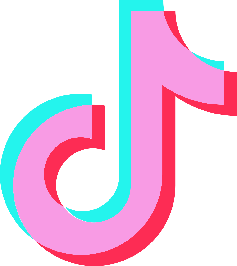 Tiktok pink logo download in SVG or PNG - LogosArchive