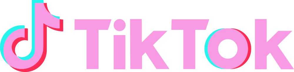 Pink Tiktok logo png transparent